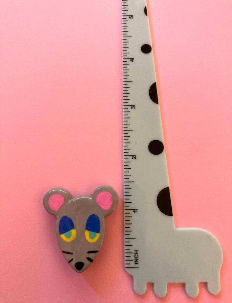 Sleepy Rat Pin