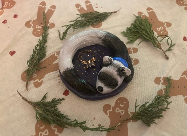 Moon Ferret Jewelry Tray